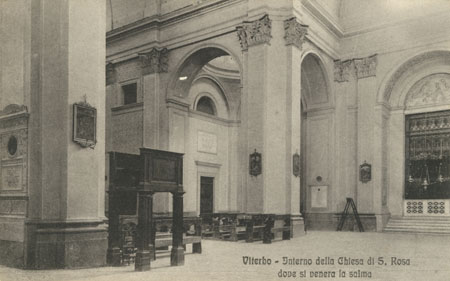 Il Santuario di santa Rosa negli anni '20 (Archivio Mauro Galeotti)