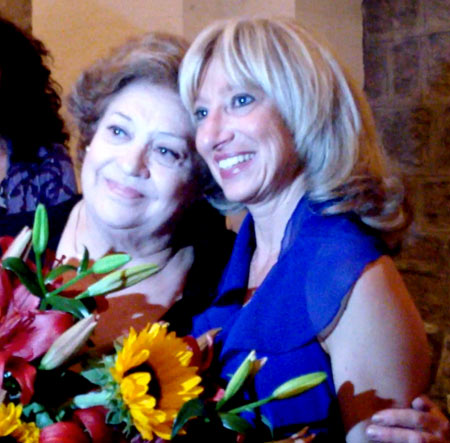 Il mezzosoprano Fiorenza Cossotto e il soprano Mariella Spadavecchia