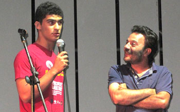 Lorenzo Ippoliti sul palco di Etruria Musica Festival