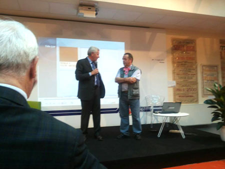 Il sindaco Leonardo Michelini e Mauro Galeotti