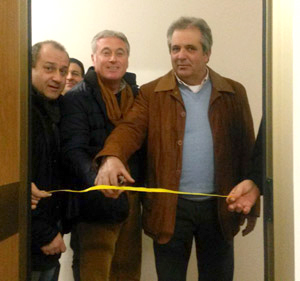 Al centro il direttore di Coldiretti Viterbo, Ermanno Mazzetti