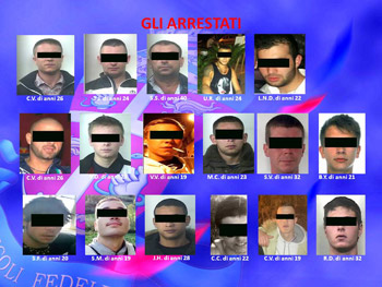 Gli arrestati