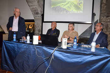 da sinistra Mario Brutti, Gianni Tassi, Luca Lupi e Vincenzo Piscopo