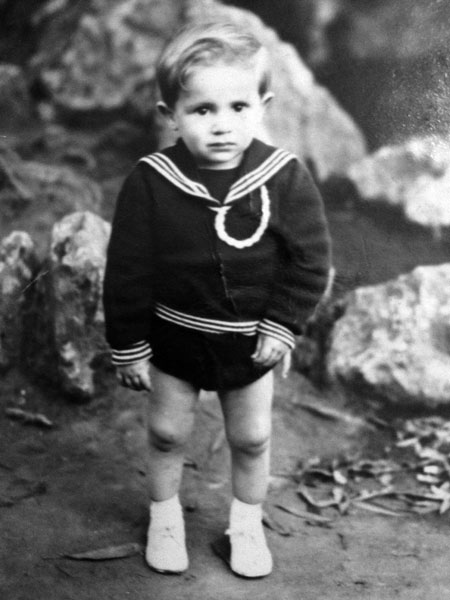 Mauro Galeotti a due anni