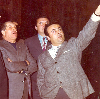 Gino Bartali, Domenico Mancinelli e Bruno Matteacci