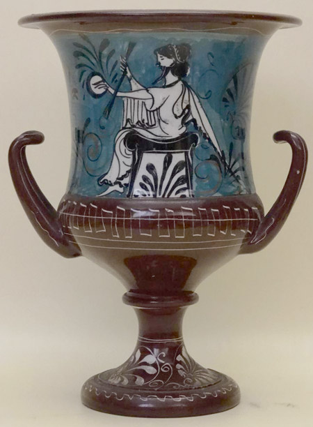 Civita Castellana Ceramica Tofanacchio vaso Mod. Medici a cratere 1700
