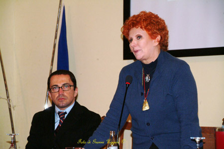 Il direttore Confartiginato Andrea De Simone e Maria Rita Parsi