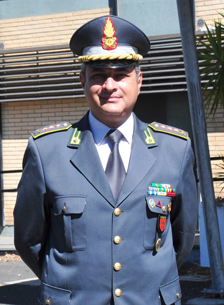 Il comandante della Guardia di Finanza, Alfonso Amaturo
