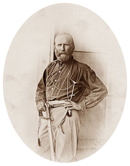 Le Gray, Gustave (1820-1884) - Palermo. Ritratto di Giuseppe Garibaldi, luglio 1860
