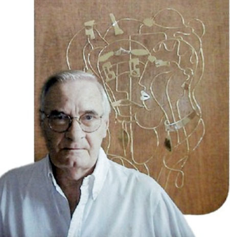 L'artista Ezio Ottaviani