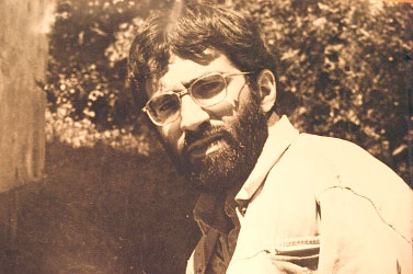 Il pittore Carlo Vincenti nel 1971