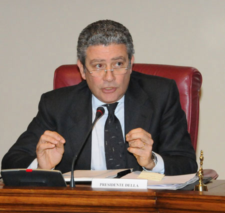 Il presidente della Provincia Marcello Meroi